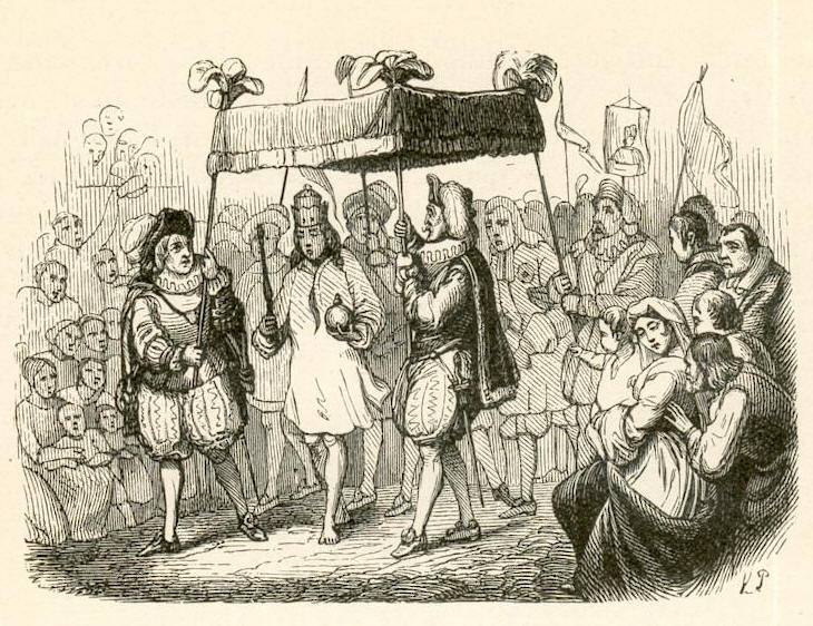 The Emperor's Clothes, original illustration dated 1849